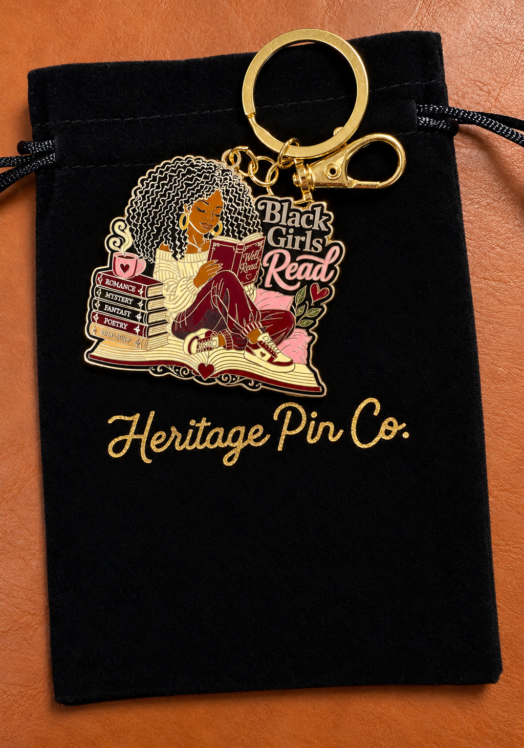 Black Girls Read | Bag Charm