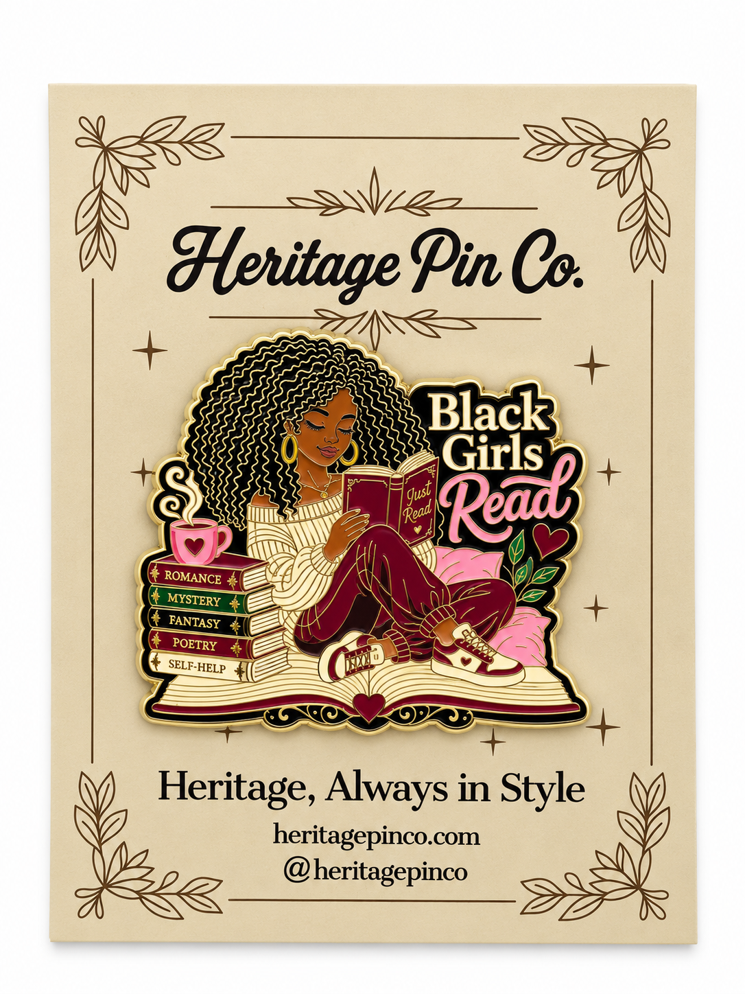 Black Girls Read | Enamel Pin