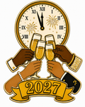 Happy New Year 2027 | Heritage Holiday Pin