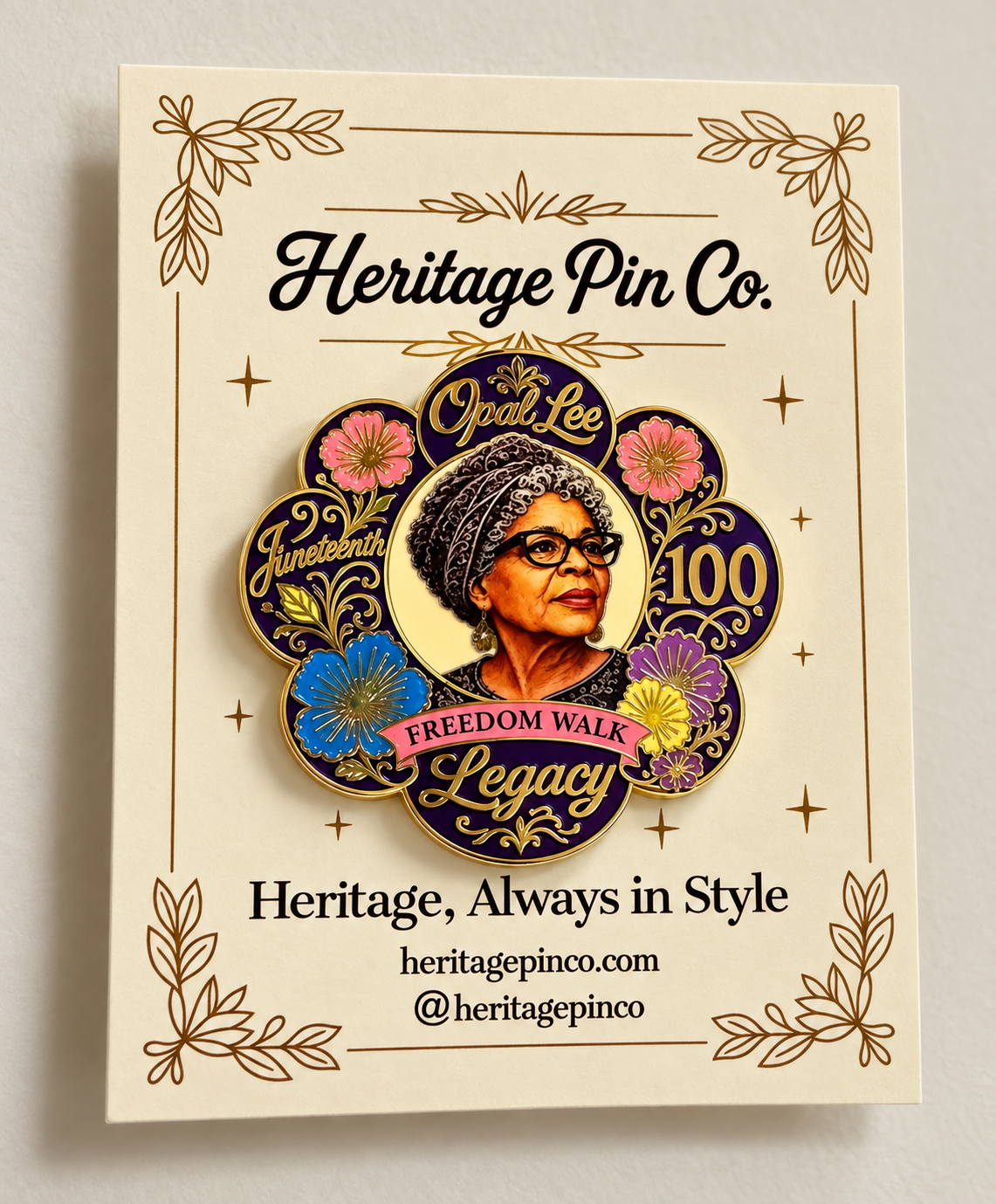 Opal Lee 100th Birthday Legacy Pin | Limited Edition