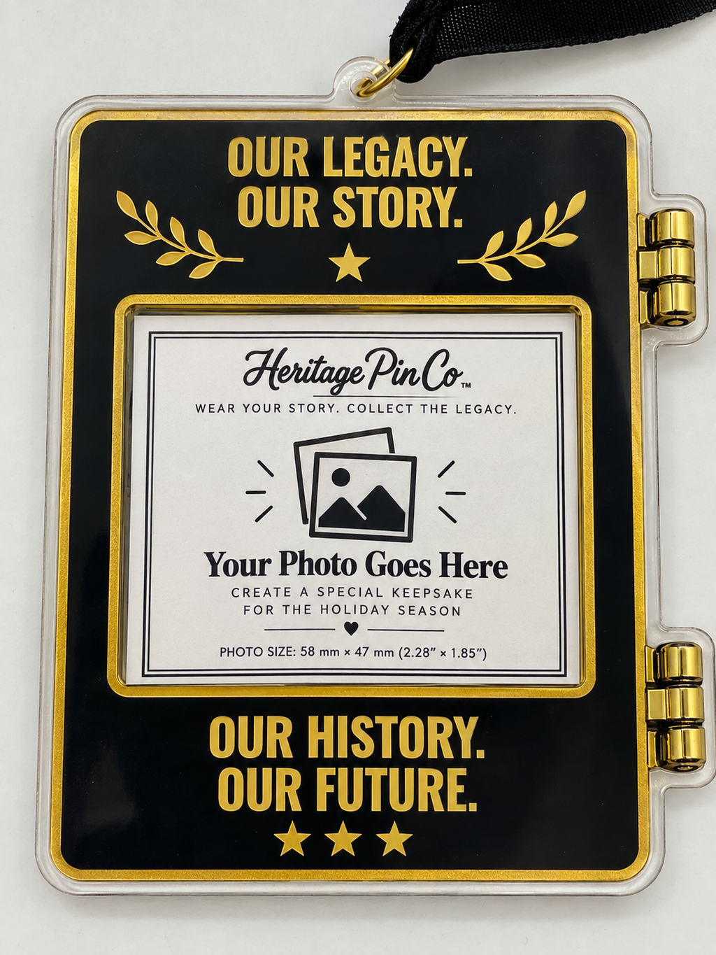 Black History Book | Keepsake Photo Ornament