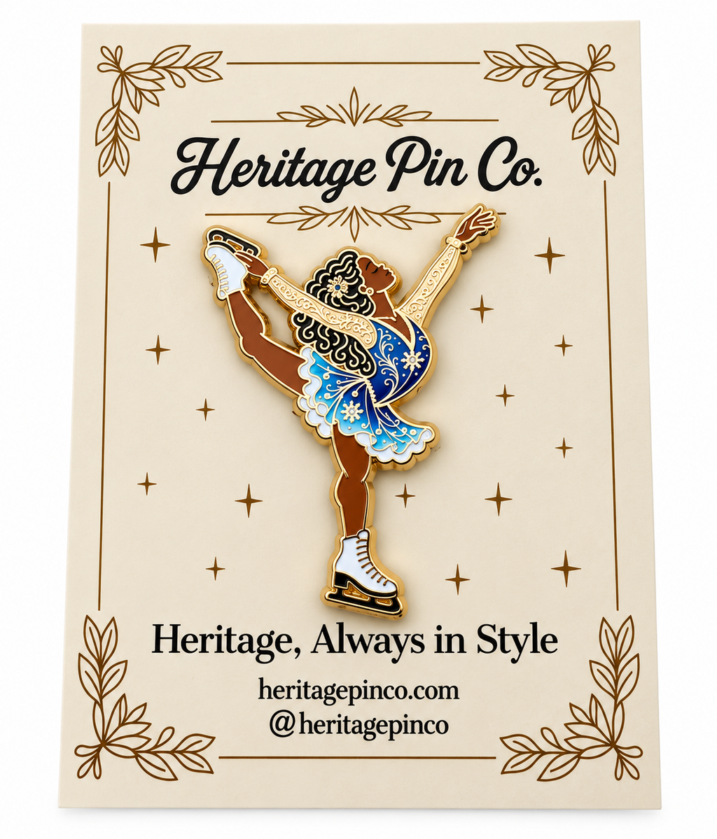 Breaking the Ice Figure Skater | Heritage Pin