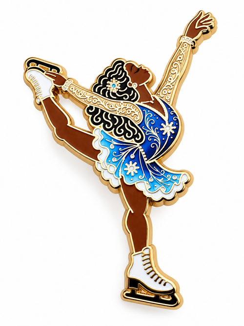 Breaking the Ice Figure Skater | Heritage Pin