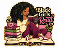 Black Girls Read | Heritage Vinyl Sticker