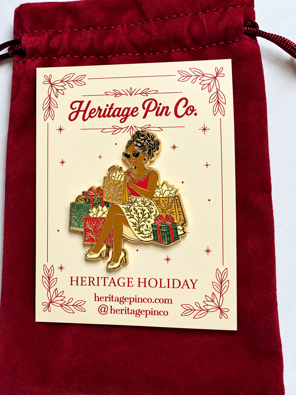 In the Bag | Heritage Shopper Pin