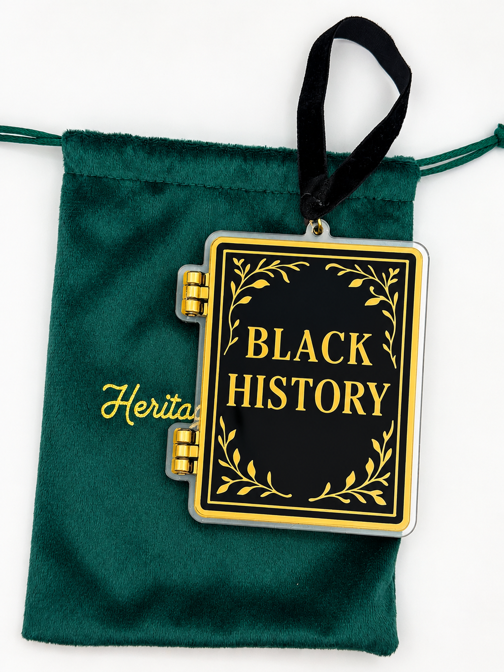 Black History Book | Keepsake Photo Ornament