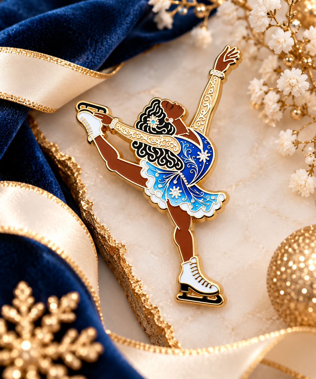 Breaking the Ice Figure Skater | Heritage Pin