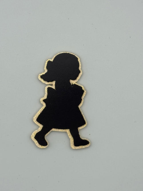 "Ruby" - Courage, Carried Forward Enamel Magnet (Gold Accents)