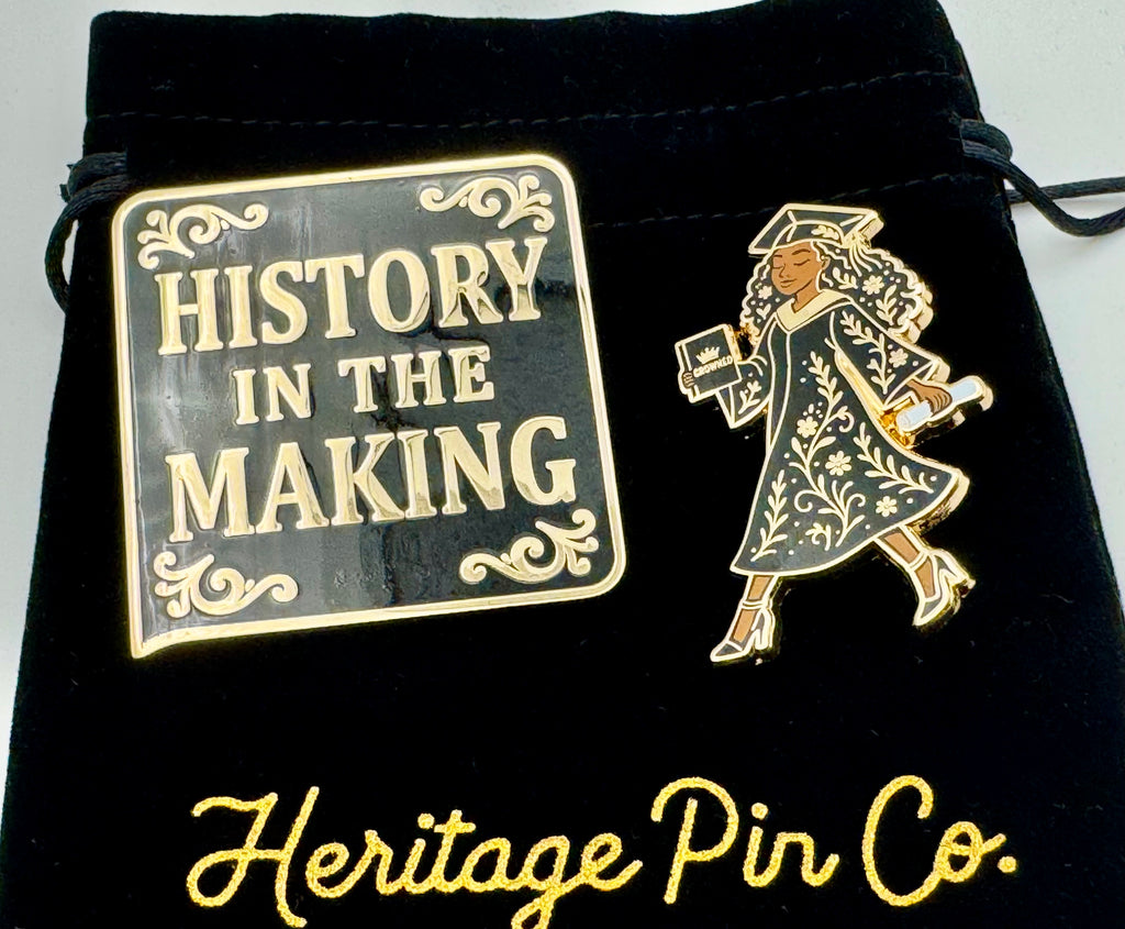 Crowned | Graduation Girl Pin