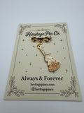 Jumping the Broom | Always & Forever Wedding Pin