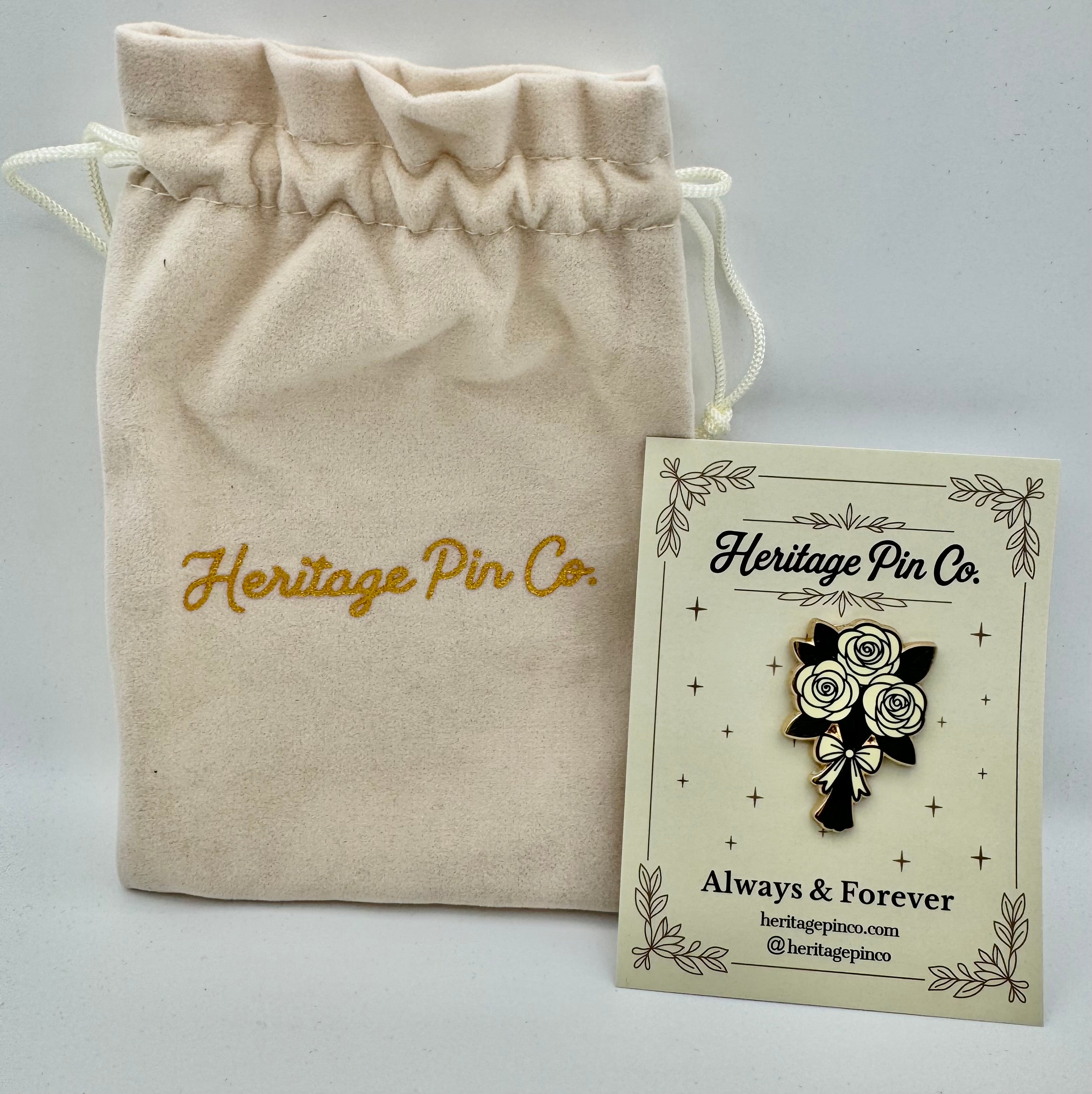 Floral Bouquet | Always & Forever Wedding Pin- AVAILABLE 4.17.26