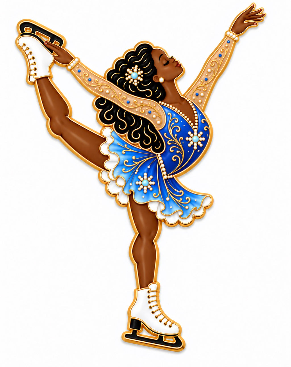 Breaking the Ice Figure Skater | Heritage Pin