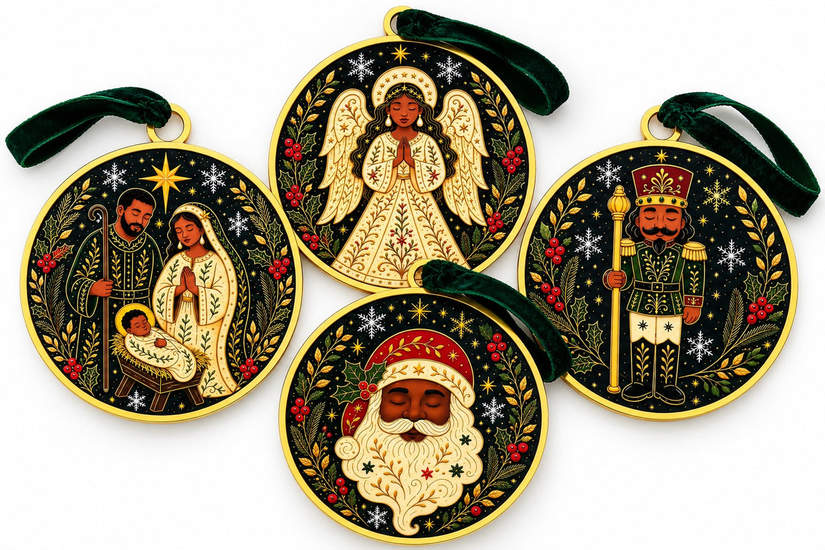 Heritage Holiday Heirloom Ornament Set | 4-Piece Collection