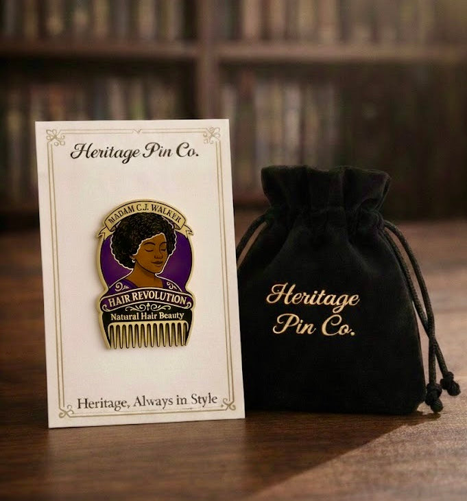 Hair Revolution – Building Beauty and Legacy (Hard Enamel, Gold Accents) – DROPPING 1/16