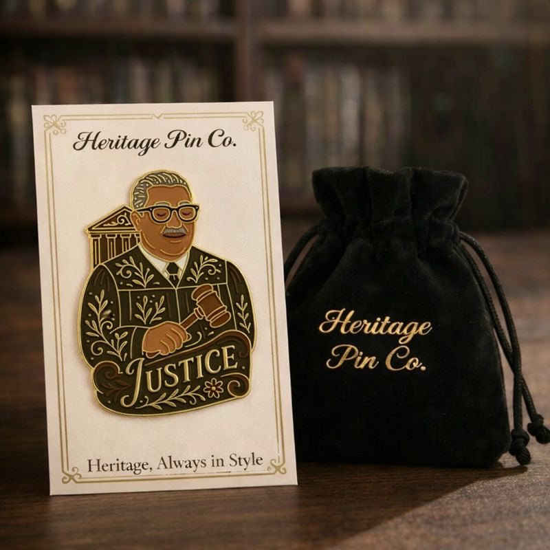 Justice | Inspired by Thurgood Marshall Pin