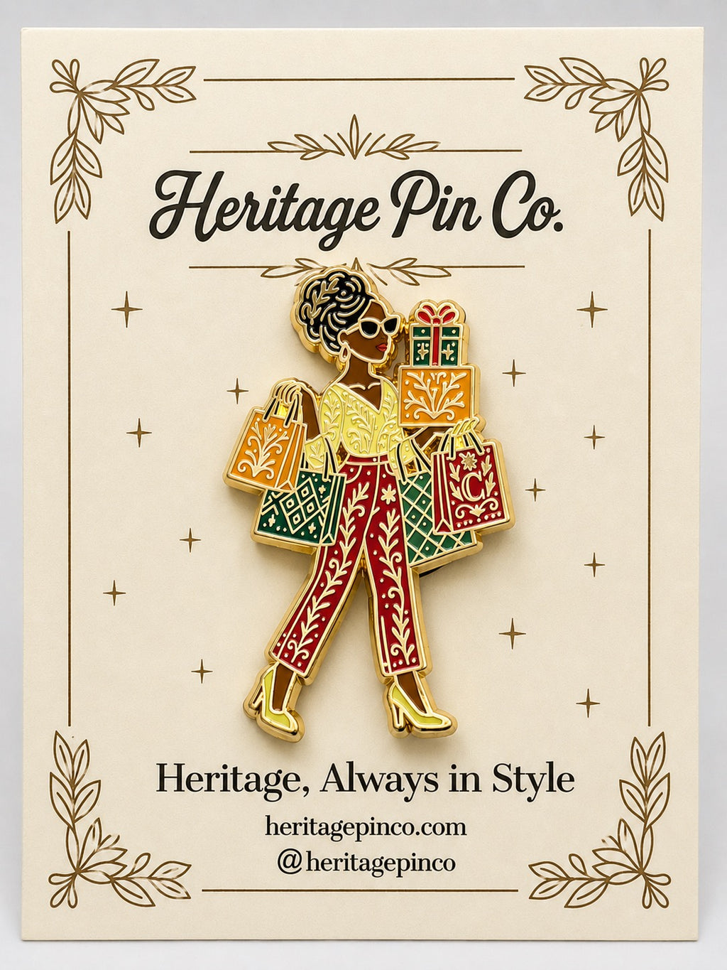 The Shopper | Heritage Pin