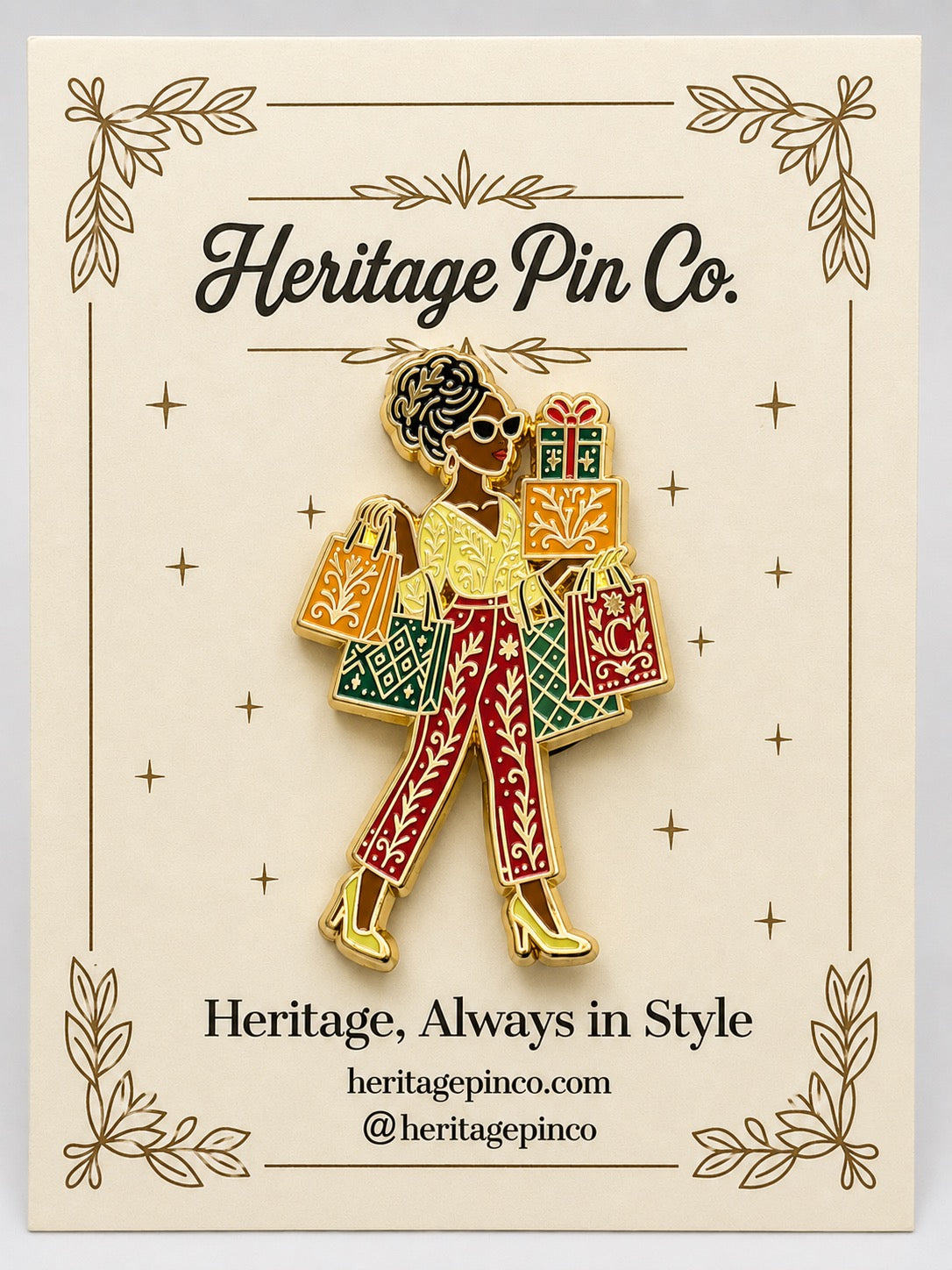 The Shopper | Heritage Pin