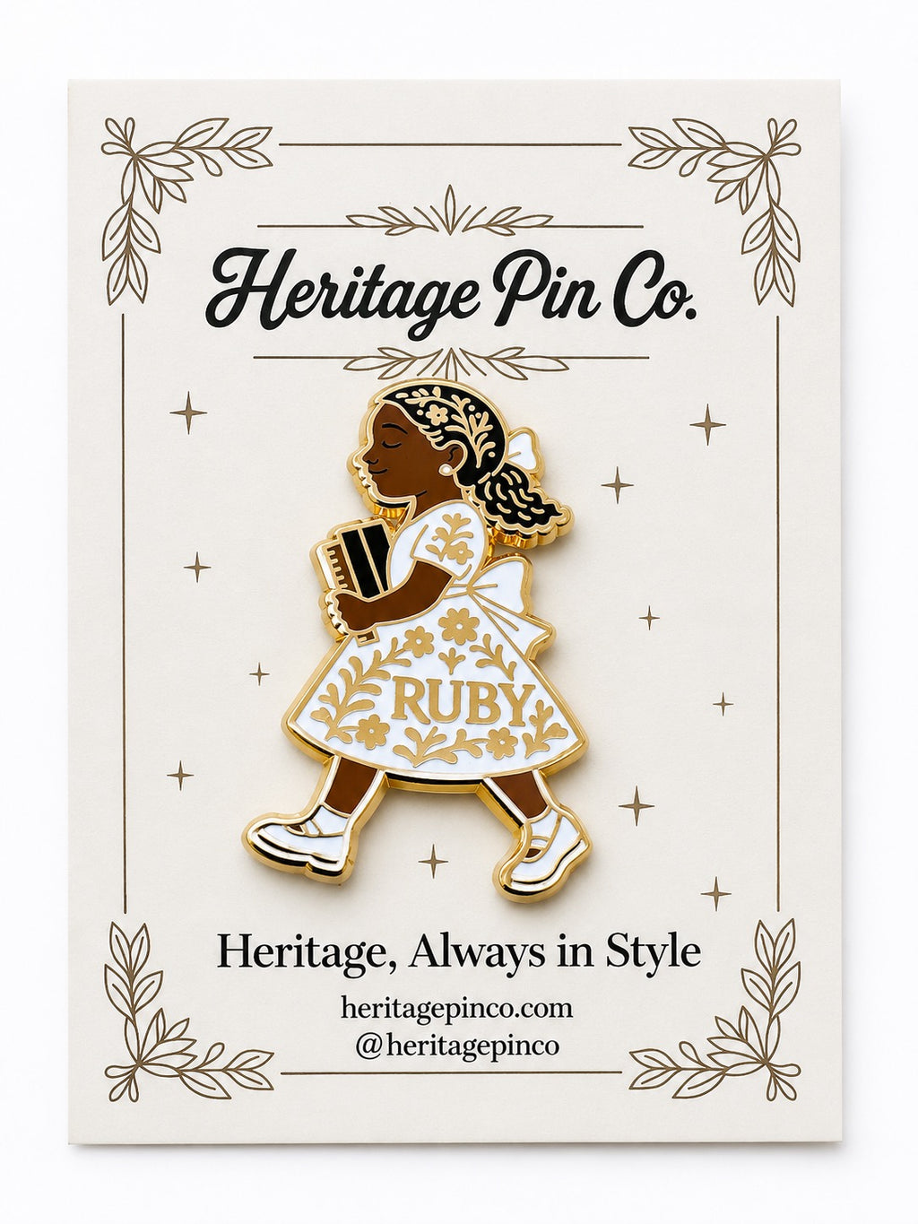 Heritage Ruby | The Courage Pin