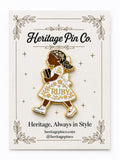 Heritage Ruby | The Courage Pin