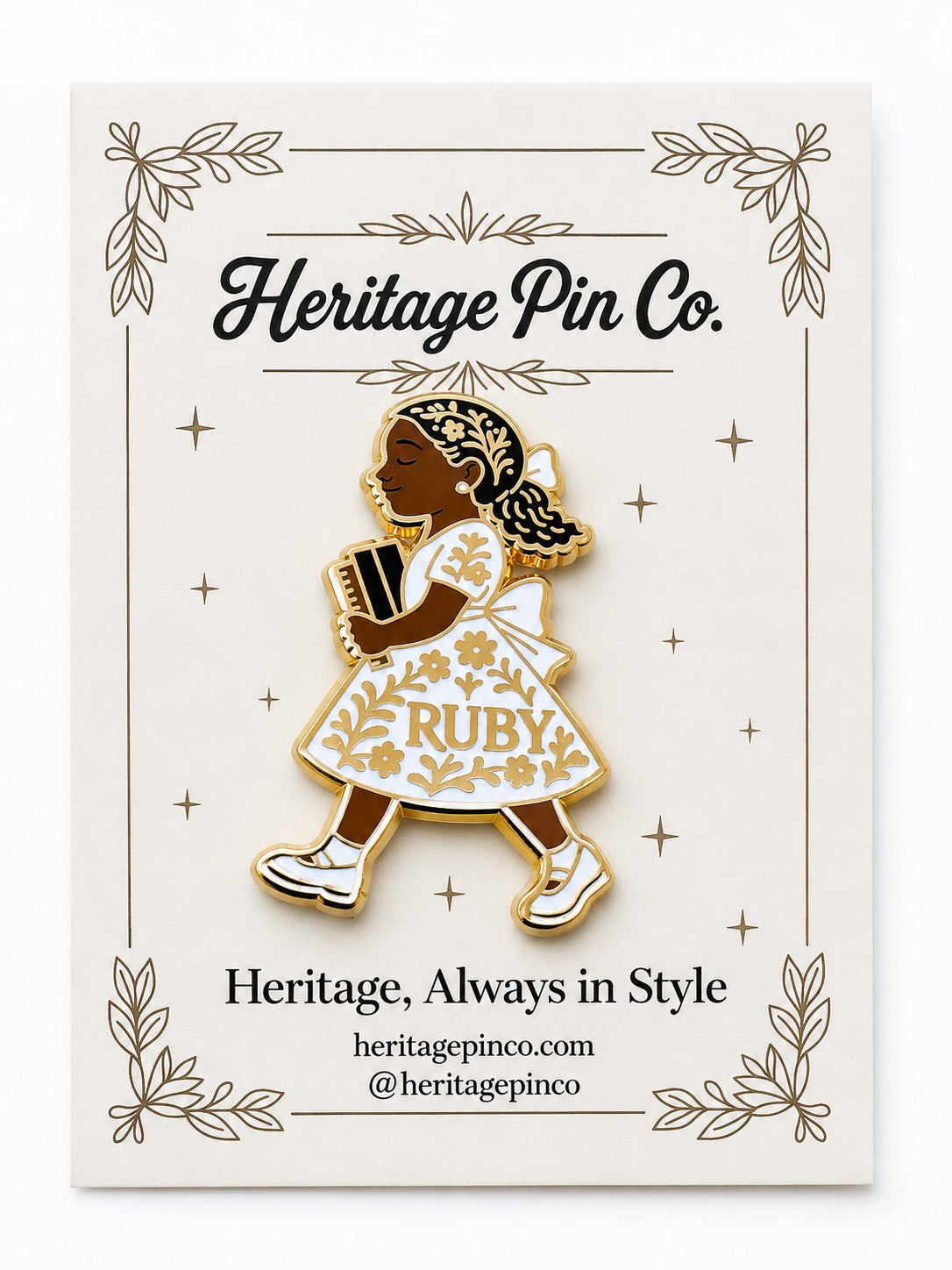 Heritage Ruby | The Courage Pin