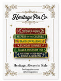 Library of Legacy | Stacked Books Pin