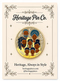 Generations | Heritage Family Portrait Pin