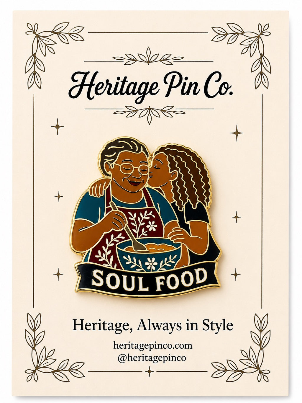 Soul Food | Made with Love Pin