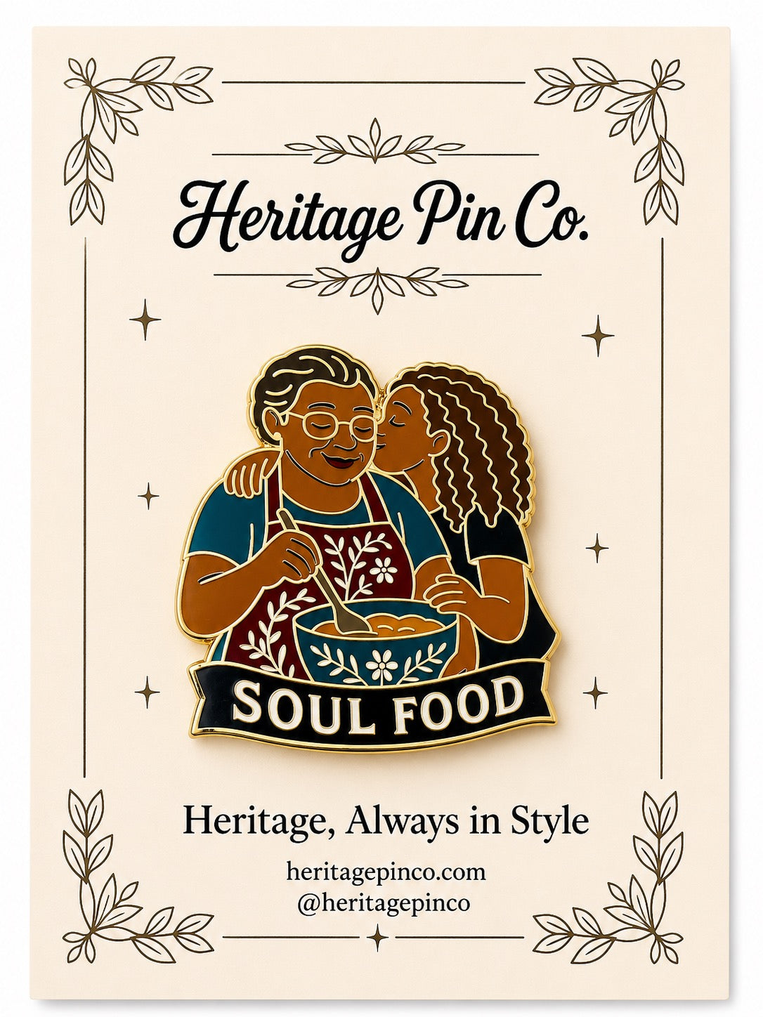 Soul Food | Made with Love Pin
