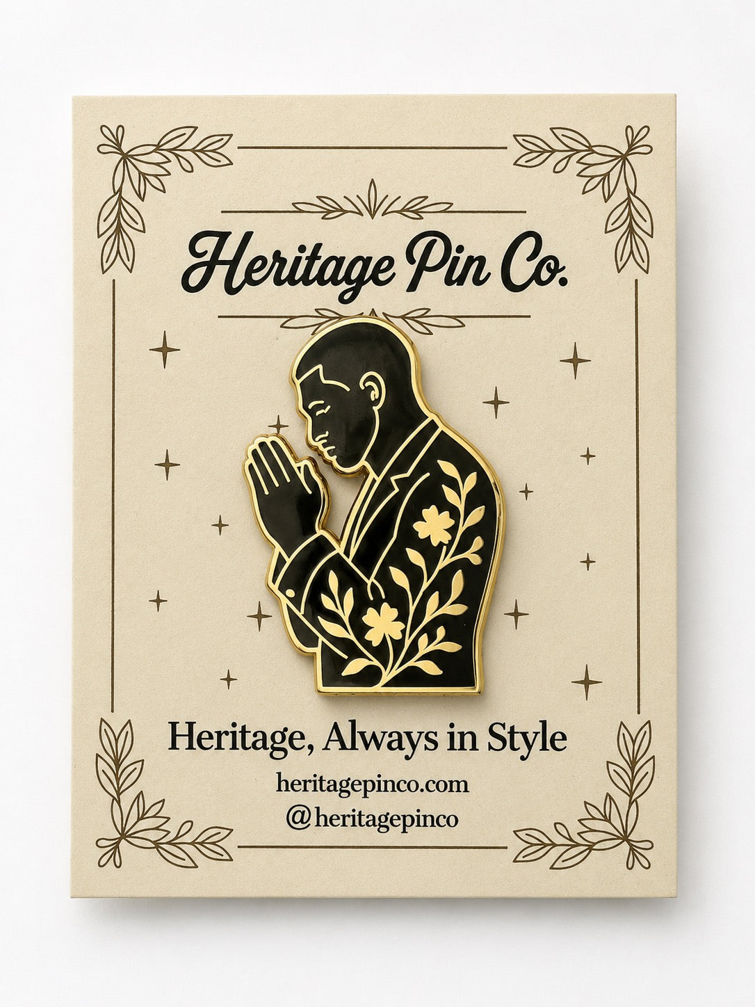 Grace in Humility | Praying Man Pin
