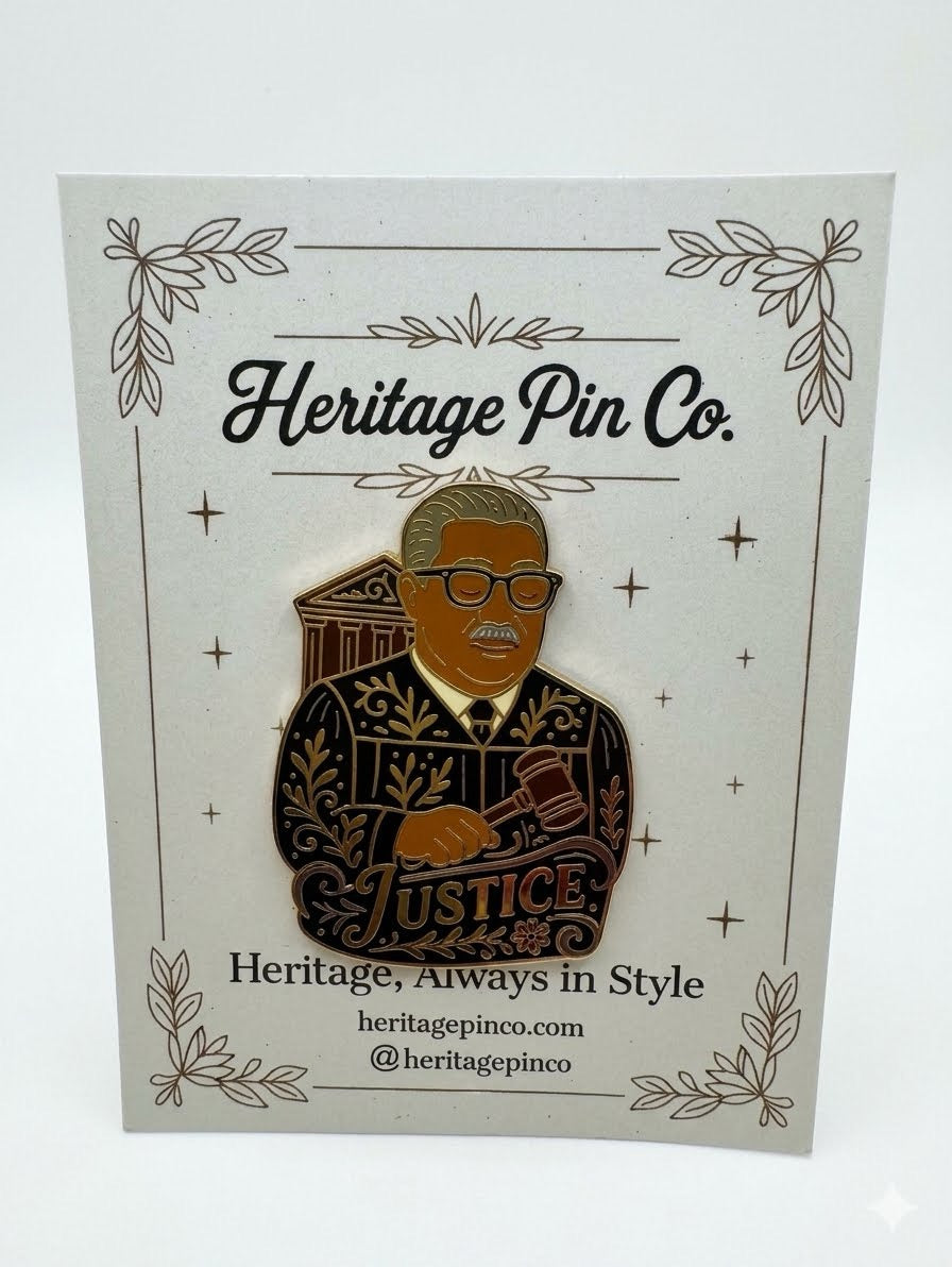 Justice | Inspired by Thurgood Marshall Pin