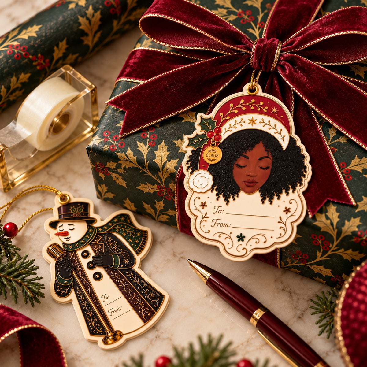 Christmas Magic | 5-Piece Gift Tag Set