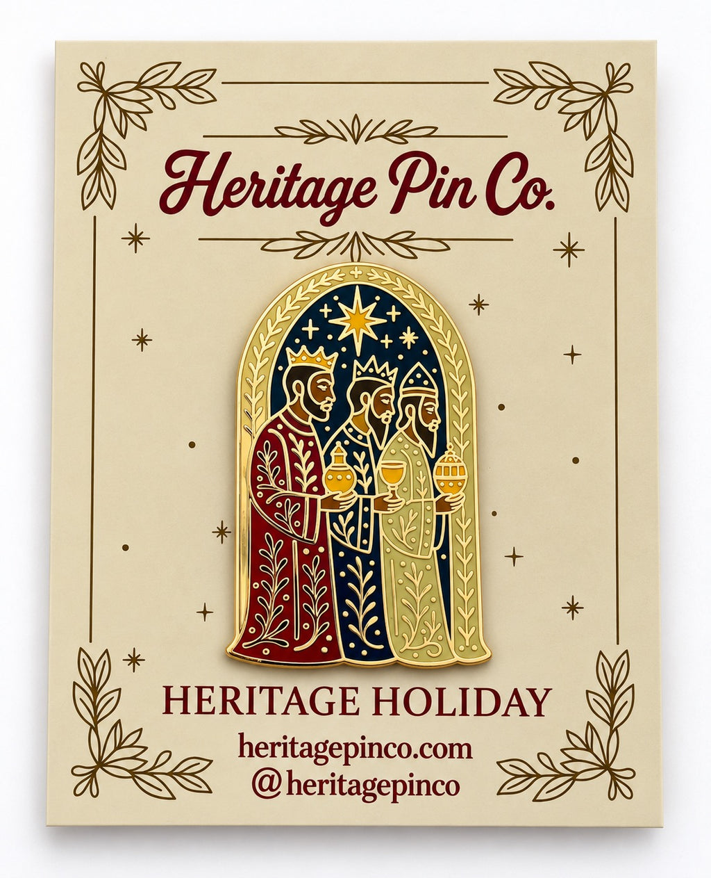 Three Wisemen | Heritage Holiday Pin