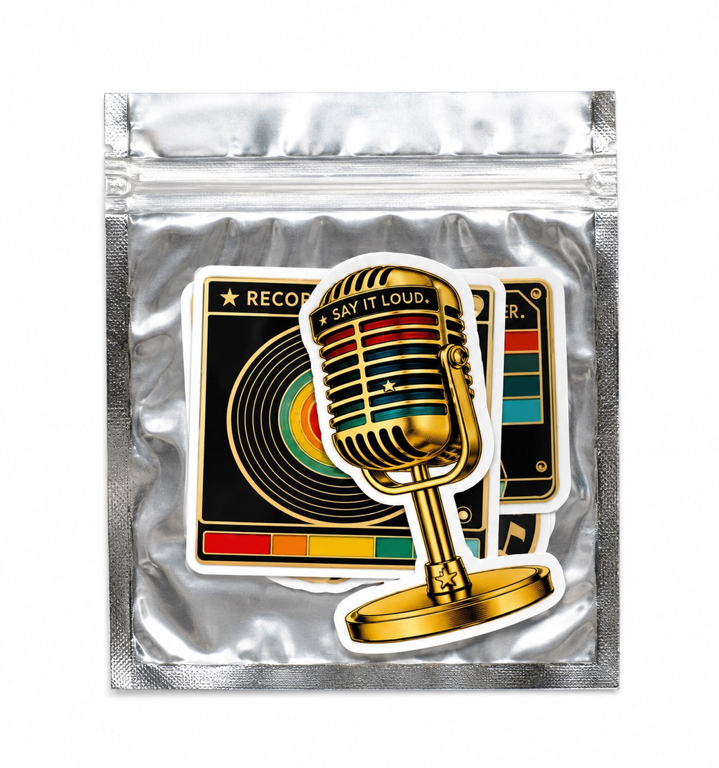 Gold & Groove 5-Pack Sticker Set | Collector Series