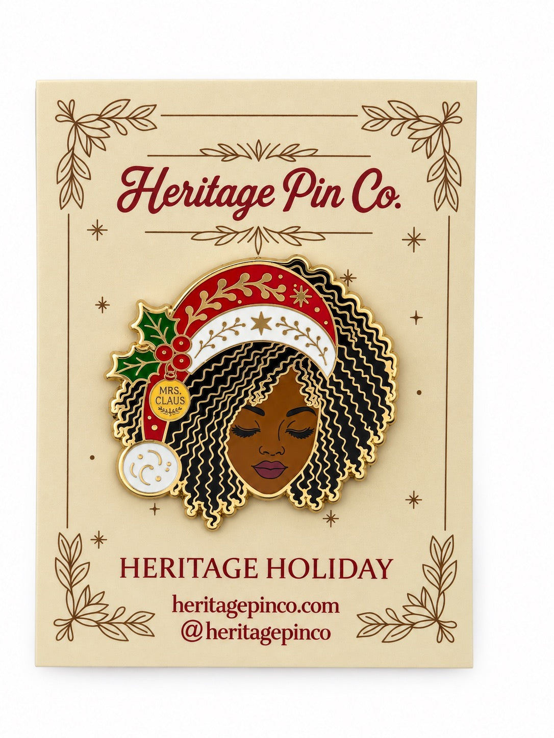 Mrs. Claus | Heritage Holiday Pin
