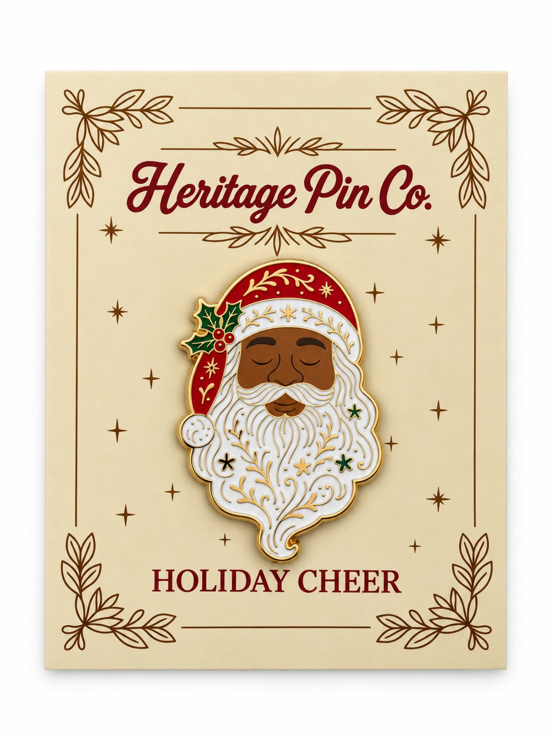 Santa | Heritage Holiday Pin