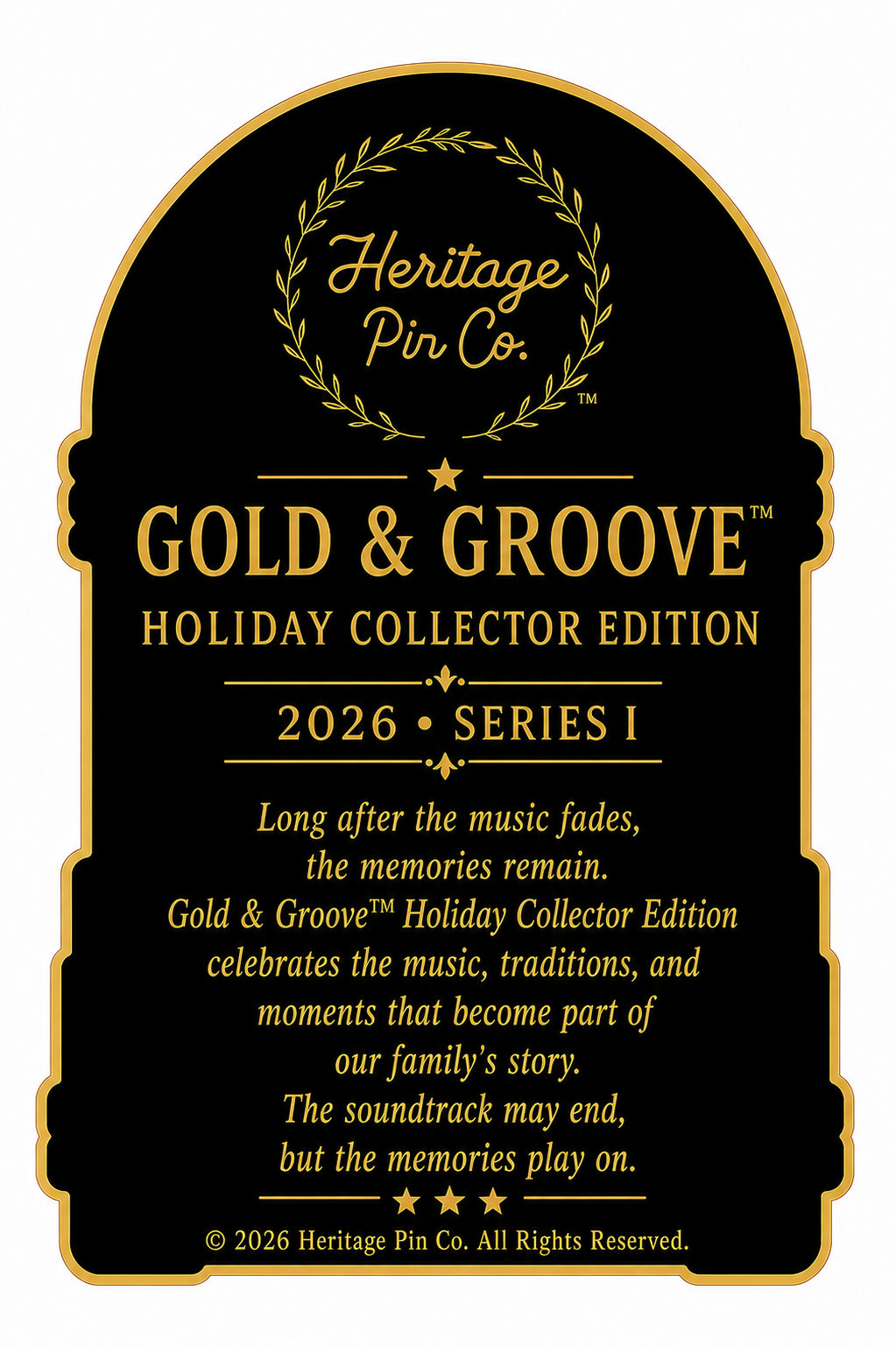 Gold & Groove™ Holiday Ornament Collector Edition | 6 Collectible Ornaments