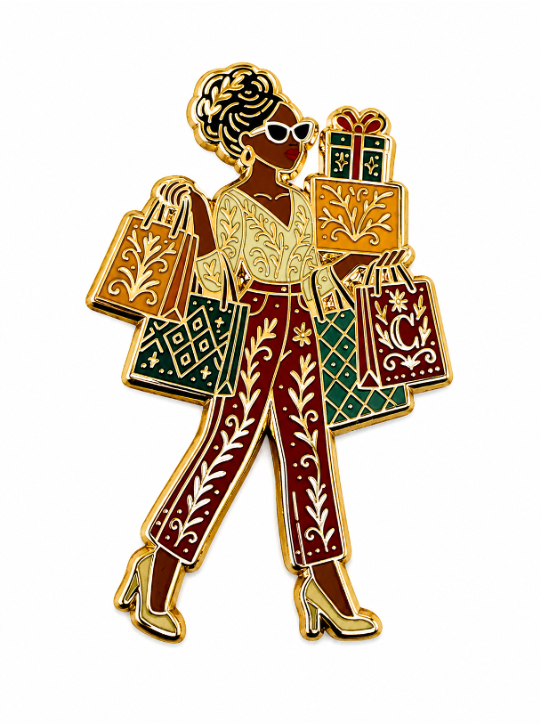 The Shopper | Heritage Pin