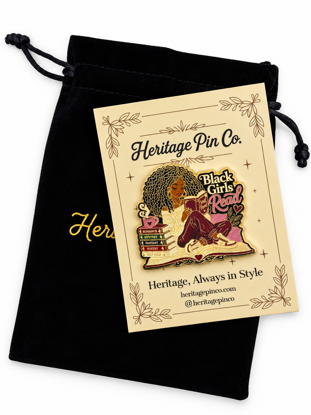 Black Girls Read | Enamel Pin