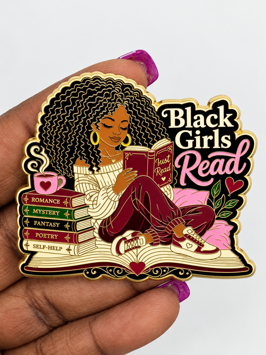 Black Girls Read | Enamel Pin