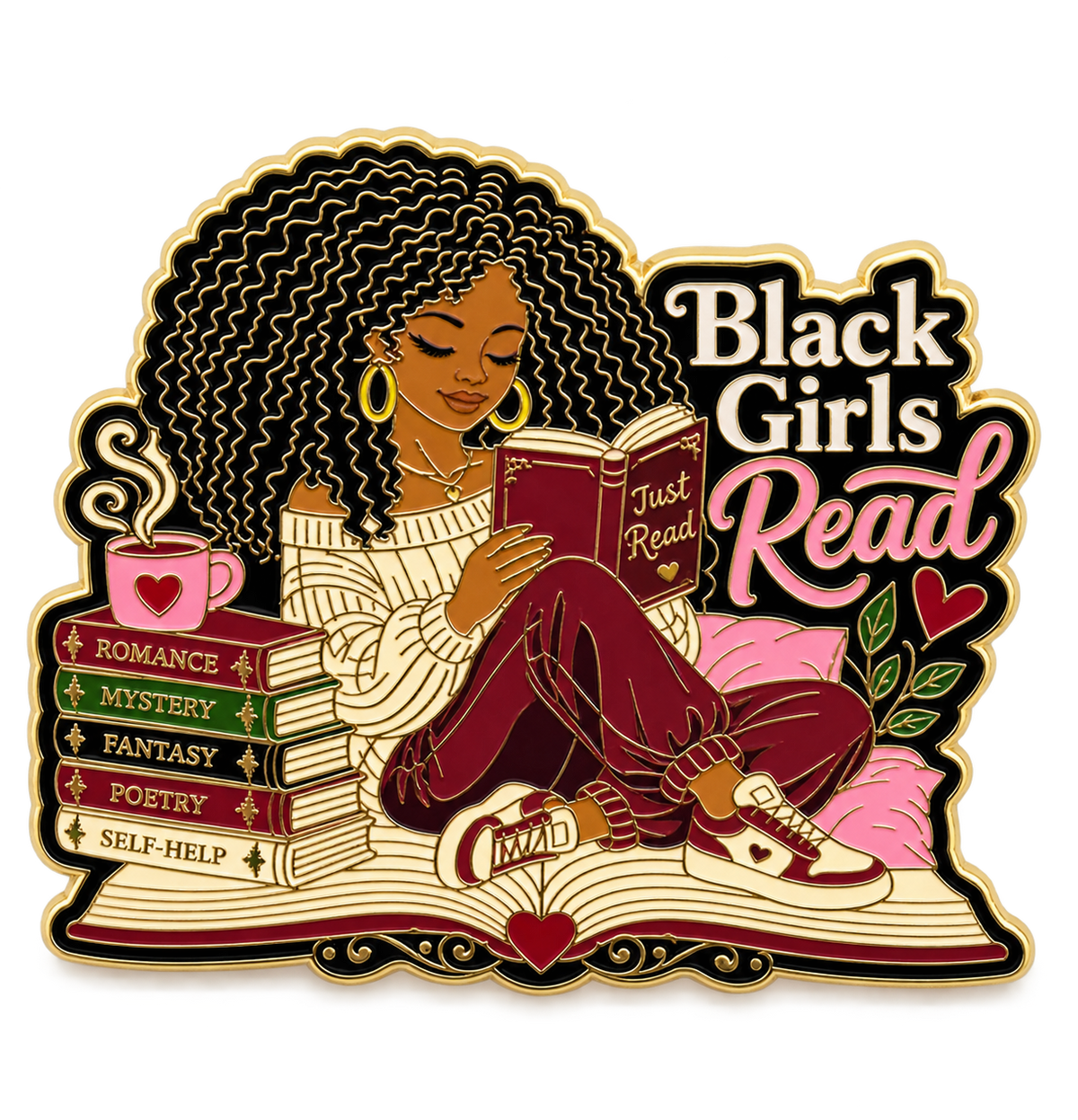 Black Girls Read | Enamel Pin