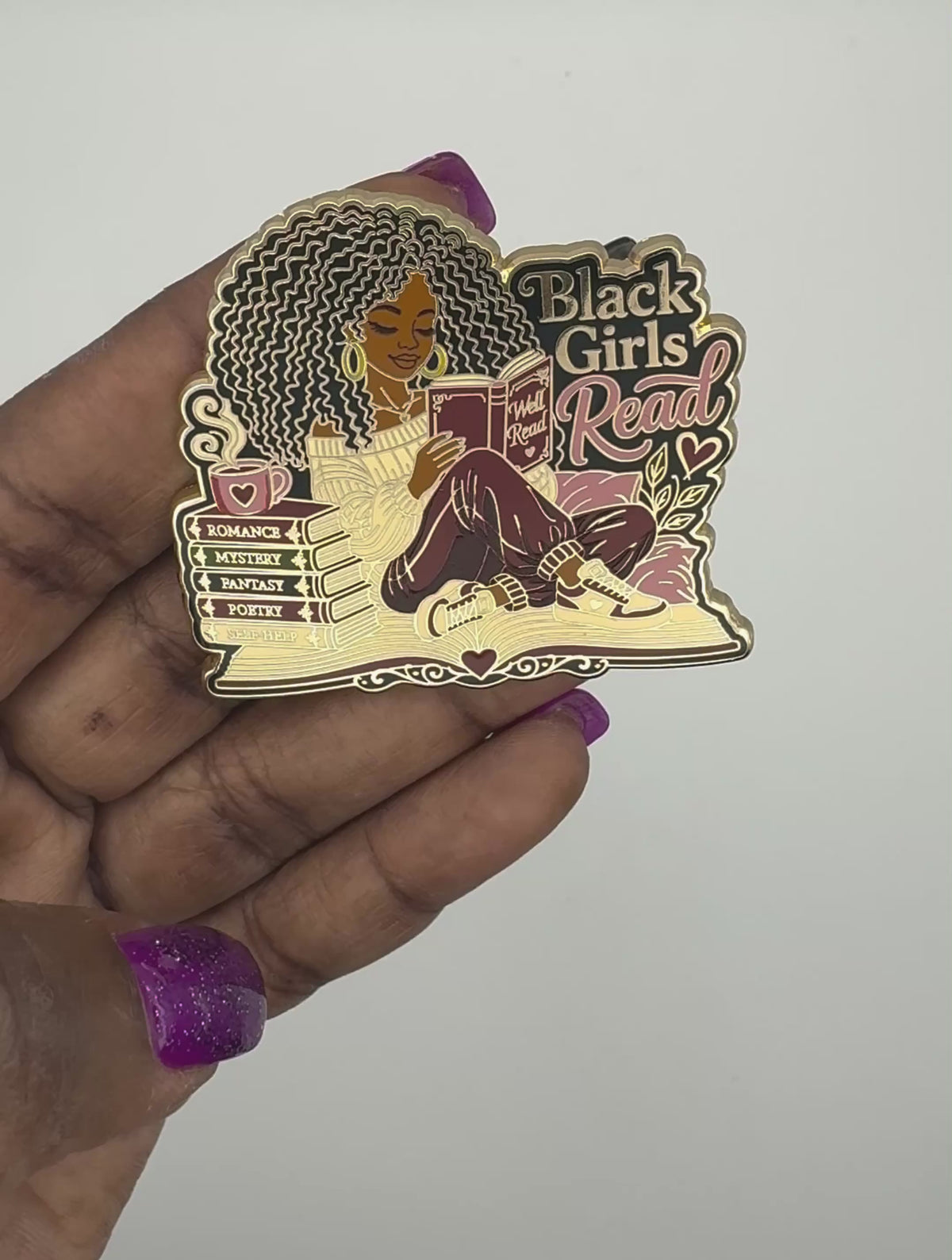 Black Girls Read | Enamel Pin